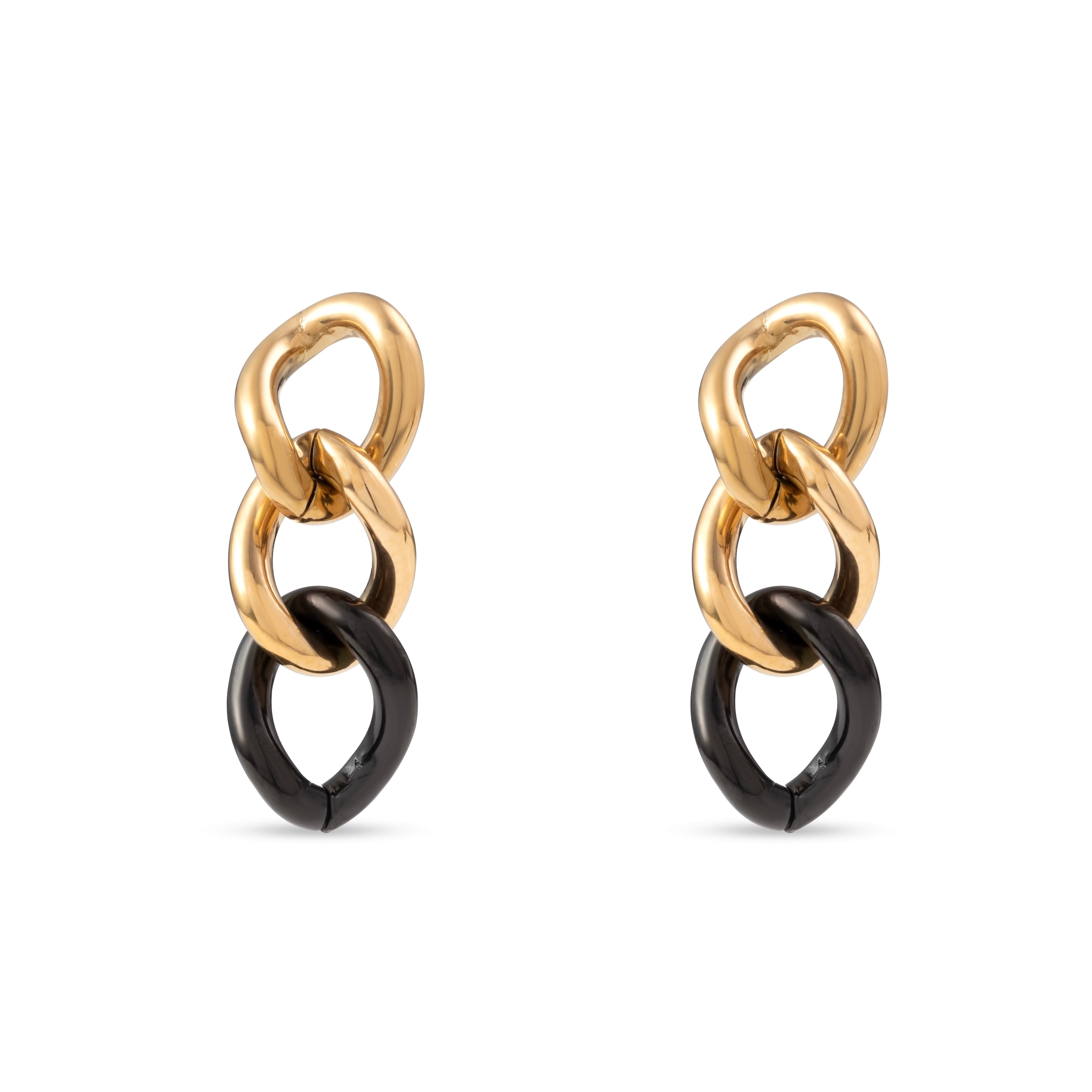 Cuadro Chain Link Drop Earrings
