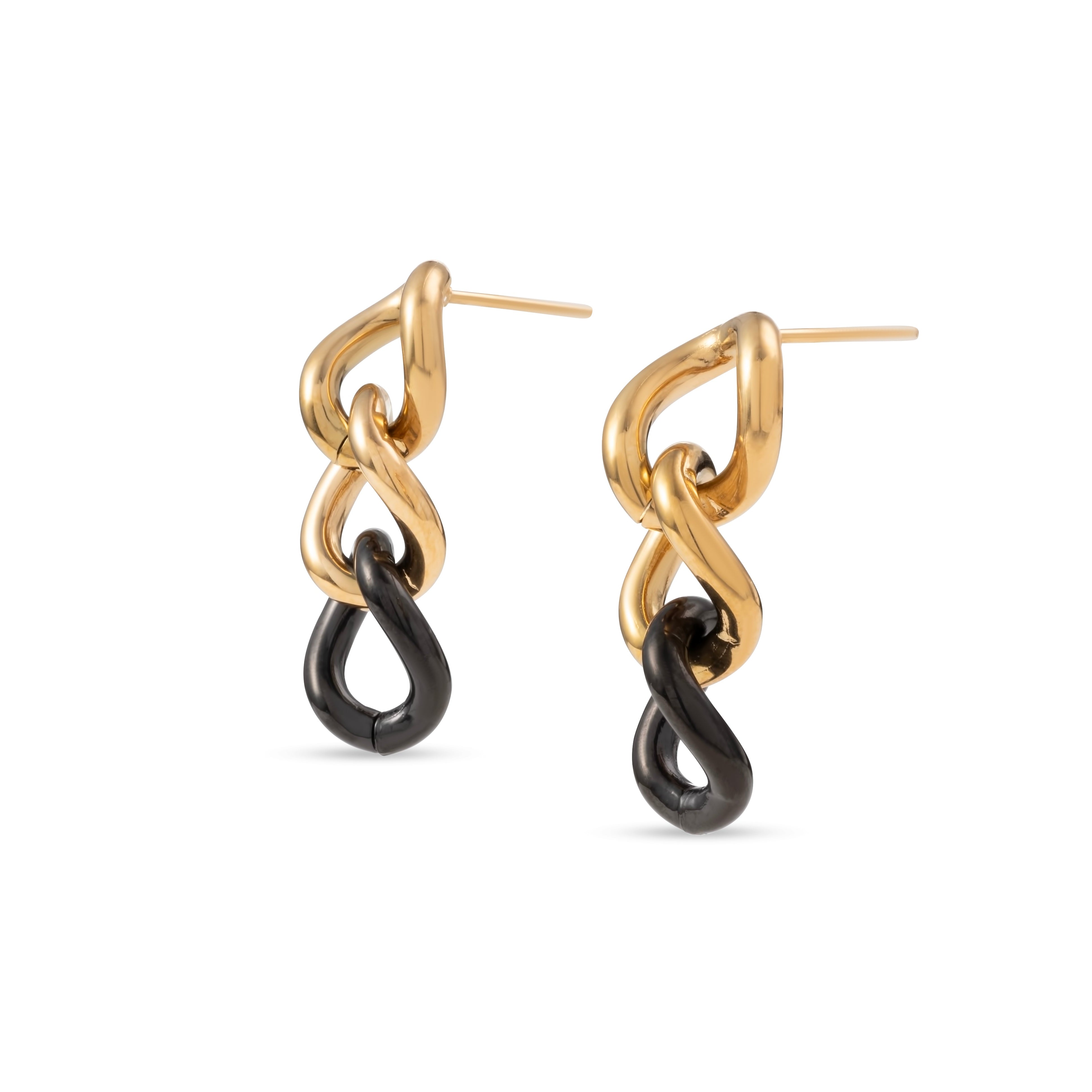Cuadro Chain Link Drop Earrings