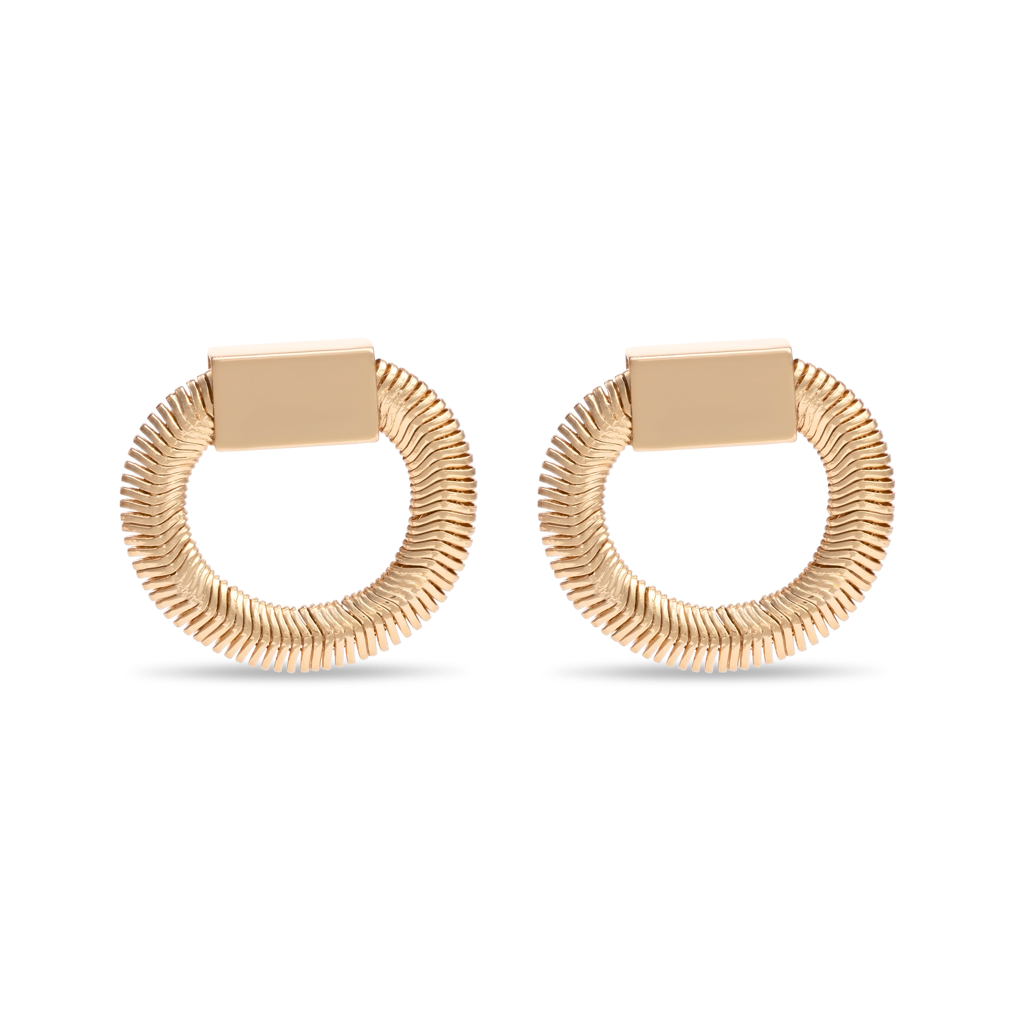 Snake Chain Hoop Earring