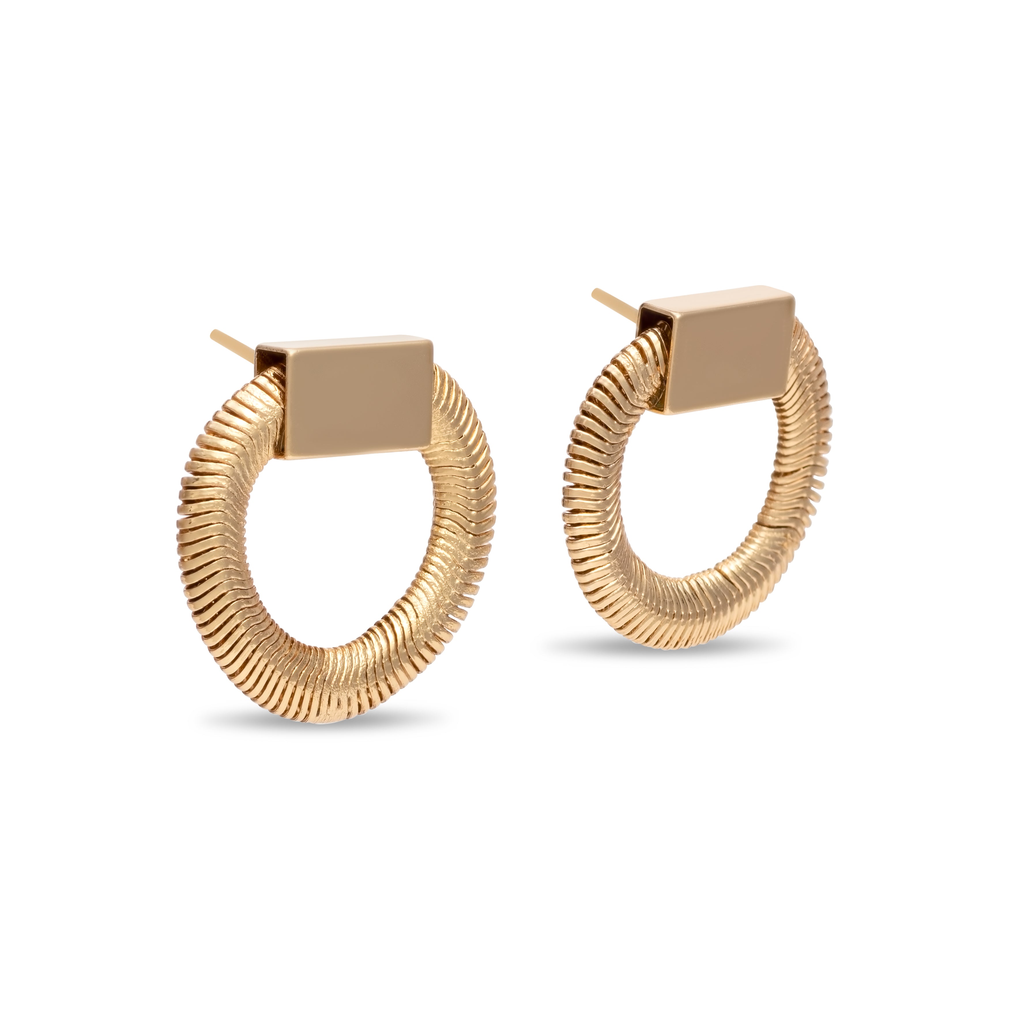 Snake Chain Hoop Earring