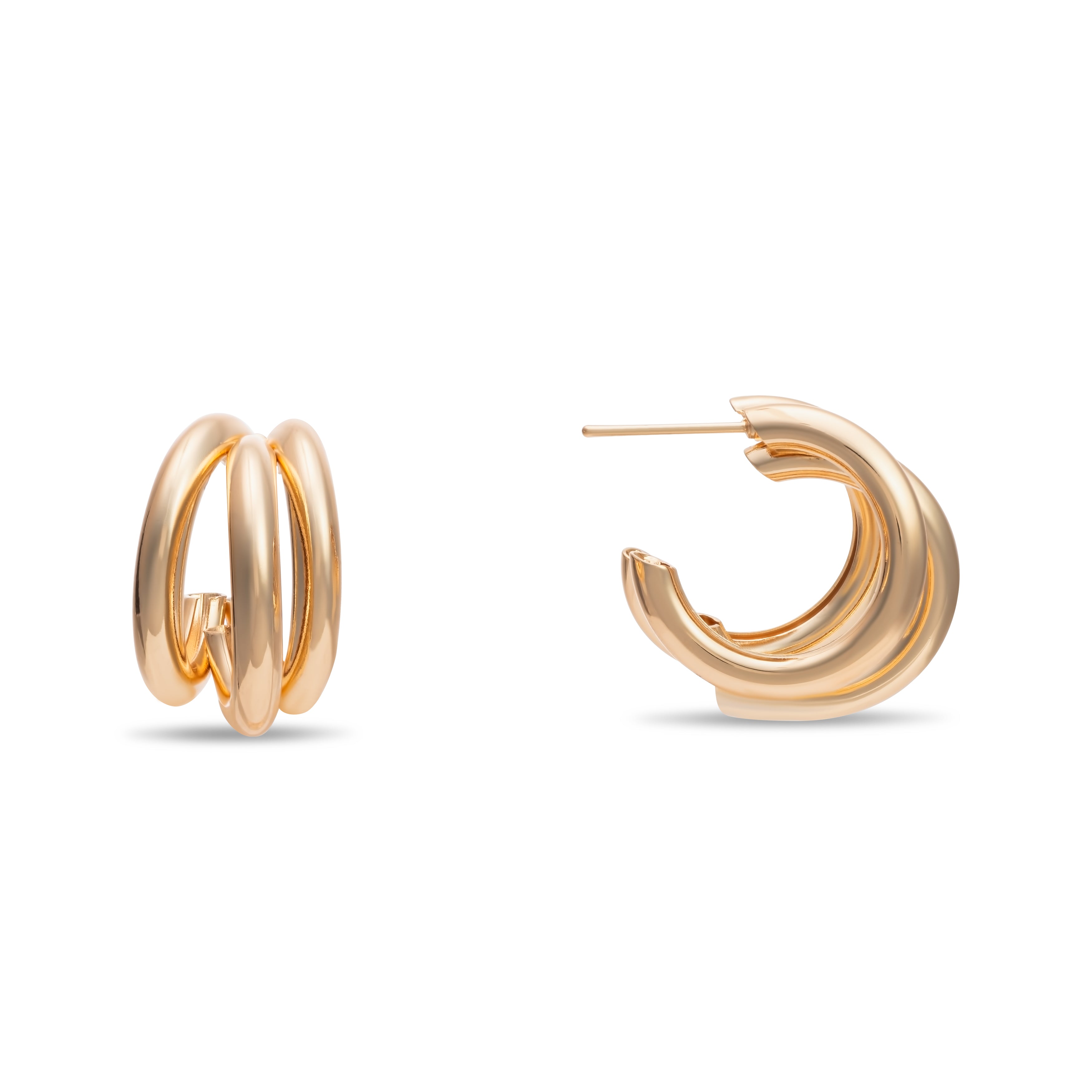 Triple Hoop Earrings