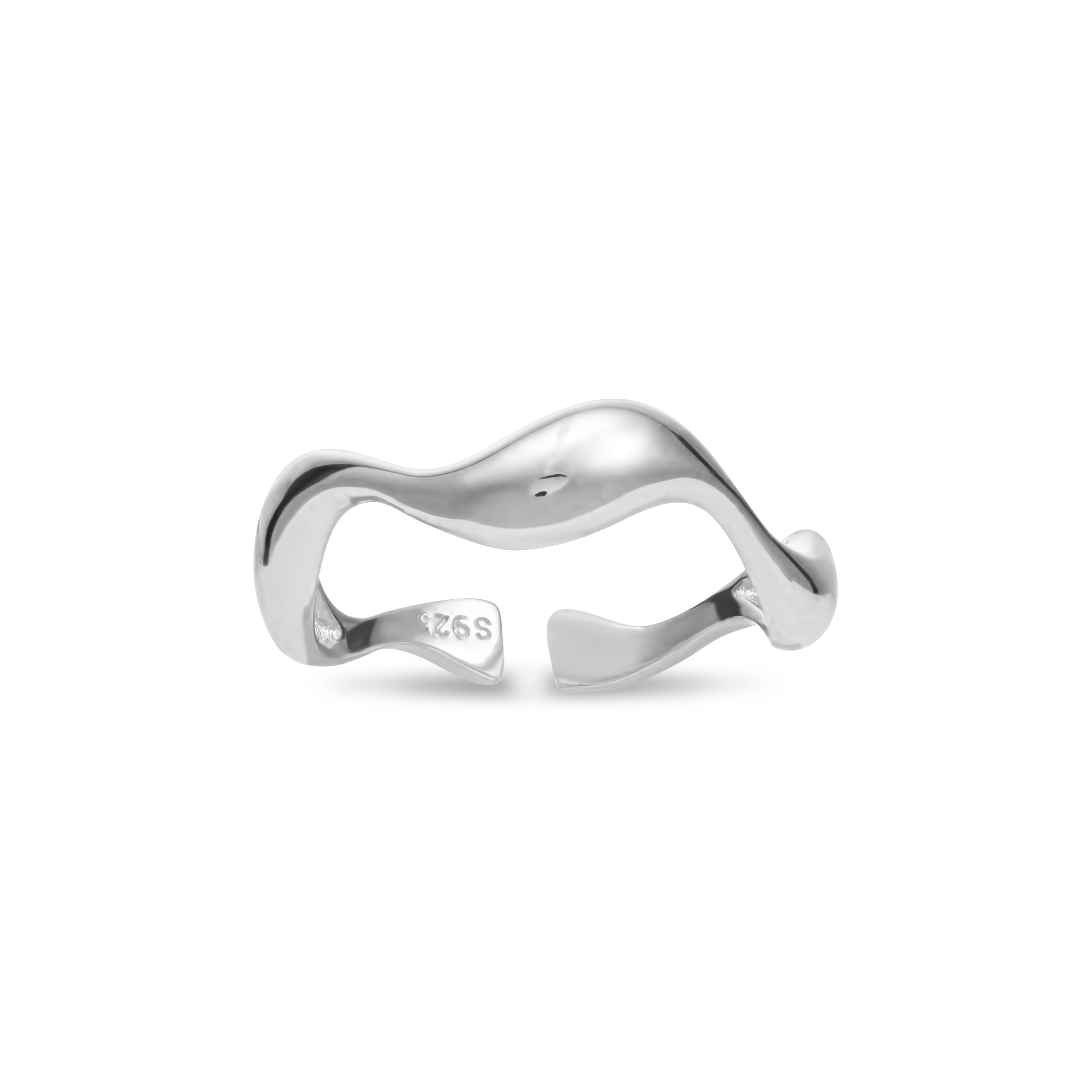 Squiggle Open Ring