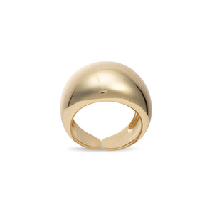 Dome Ring, Yellow Gold