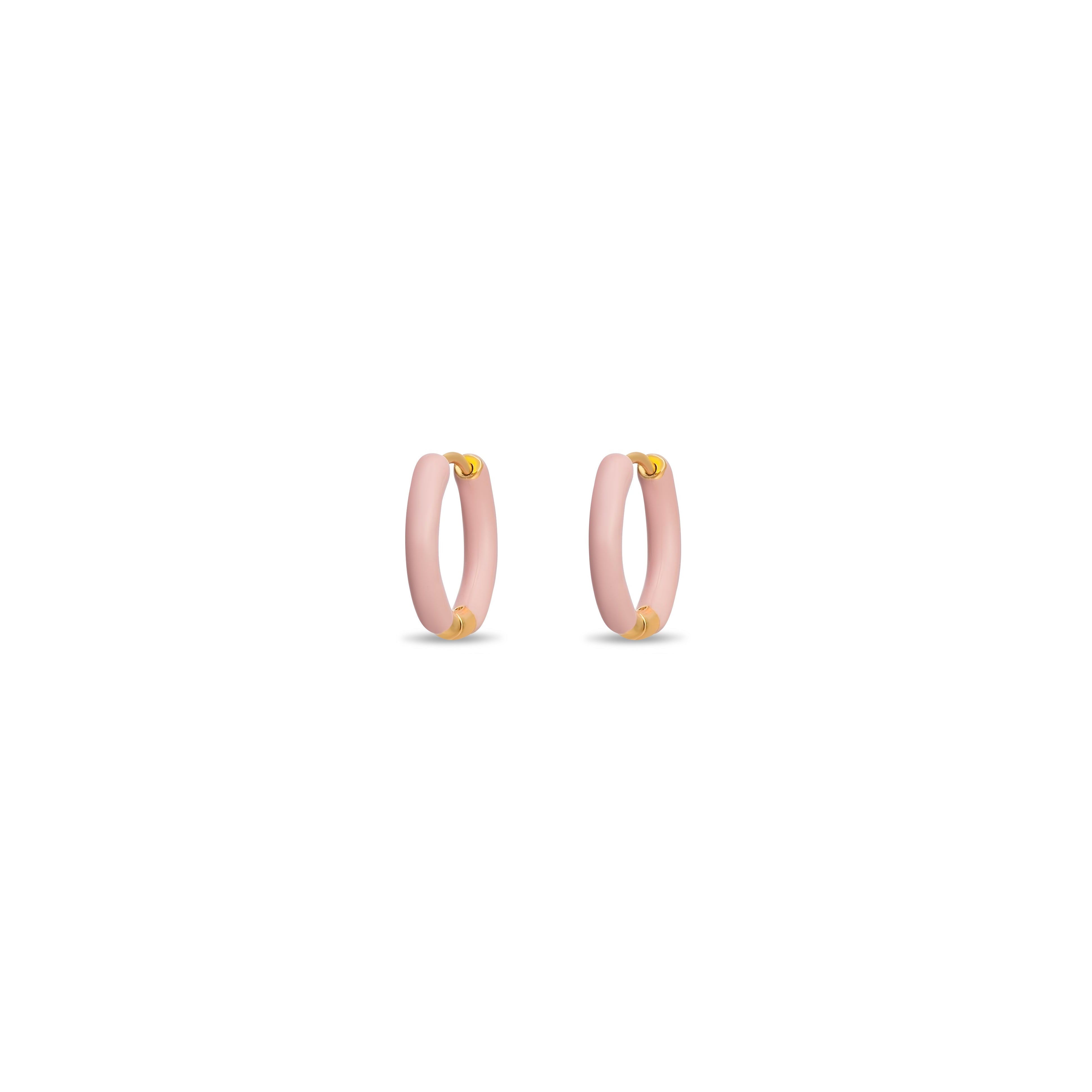 Colorblock Huggie Hoop Earrings