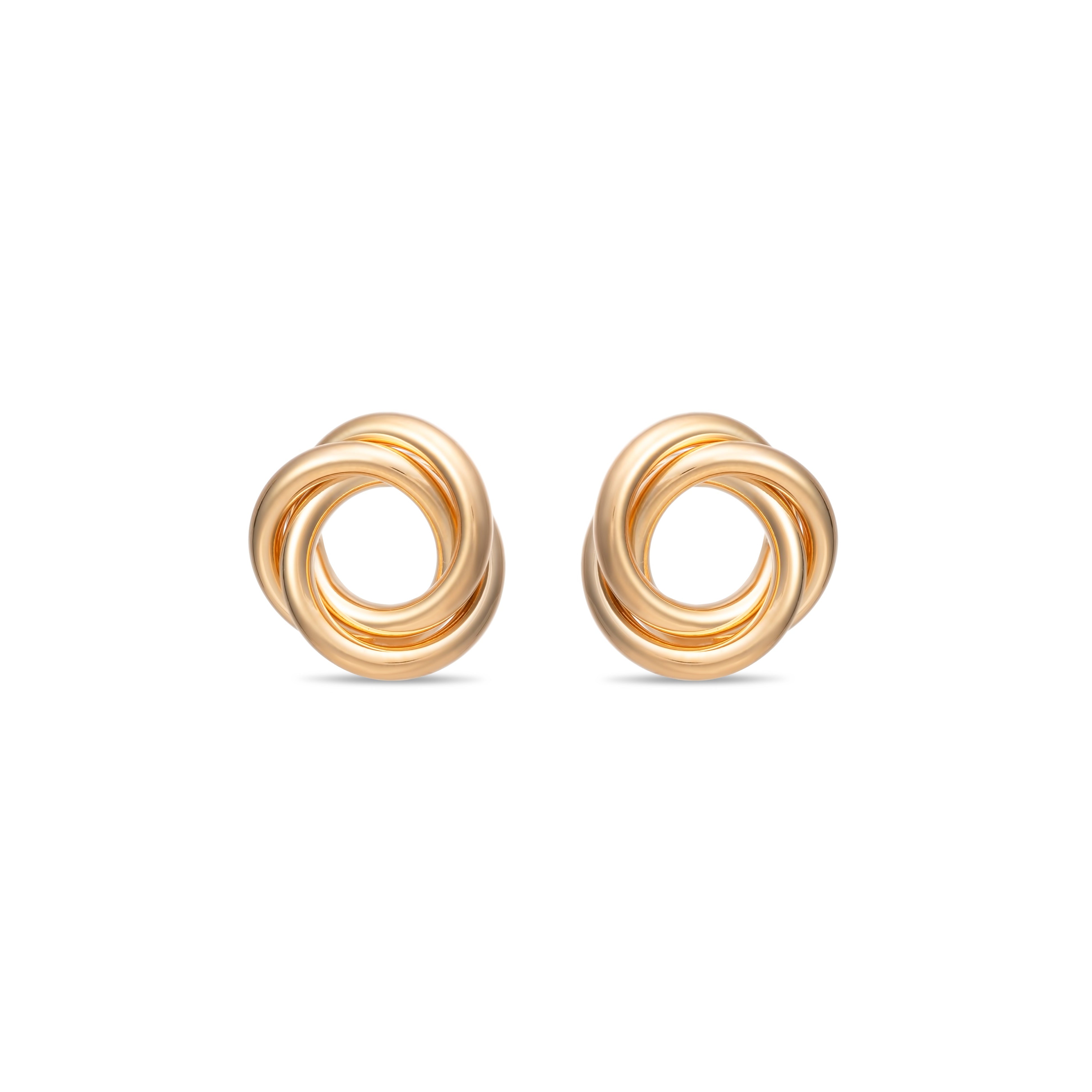 French Twist Hoop Earrings