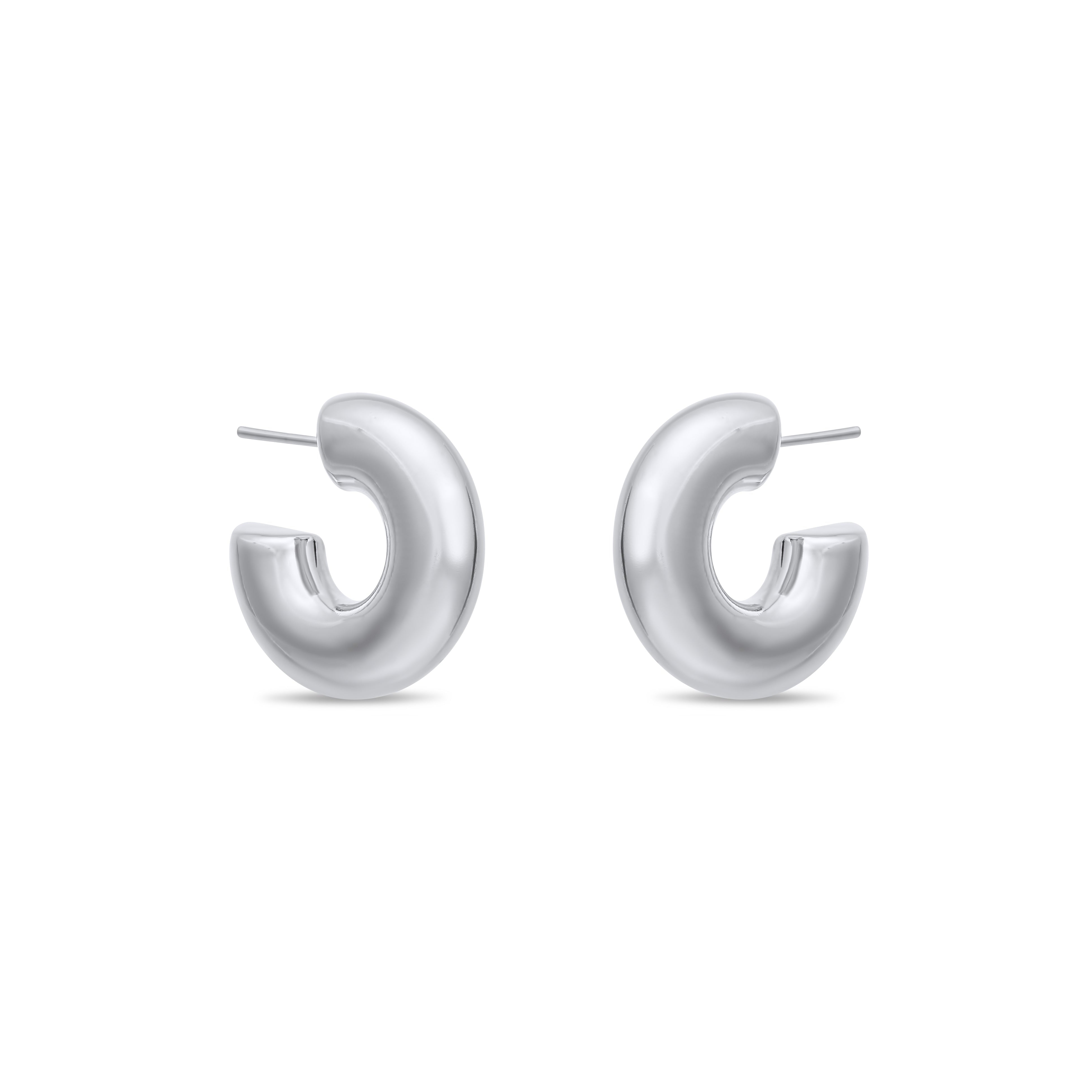 Chunky Hoop Earring, 25mm