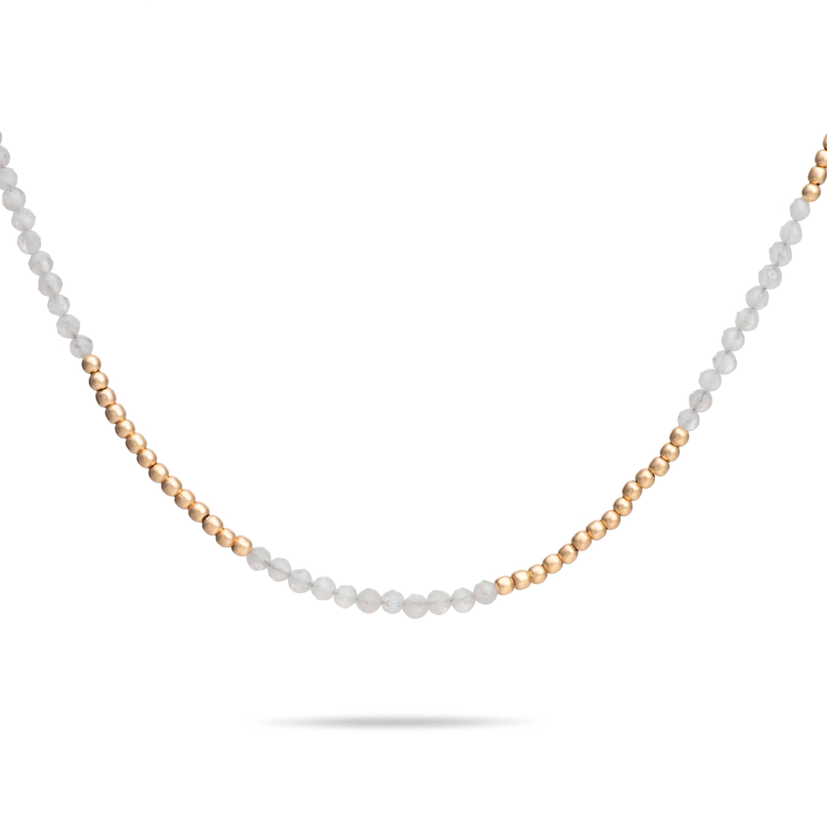 Mini Gold Bead Necklace