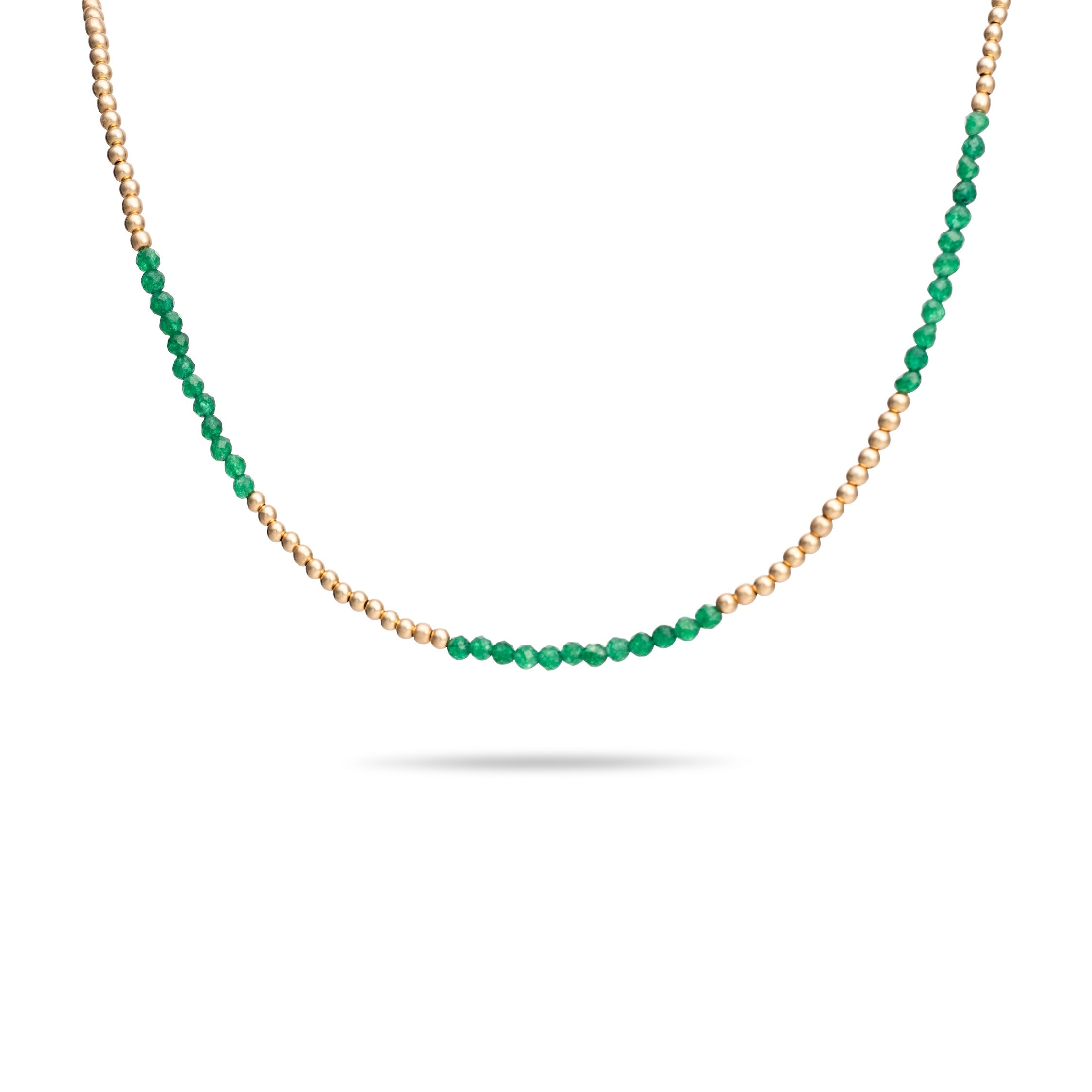 Mini Gold Bead Necklace