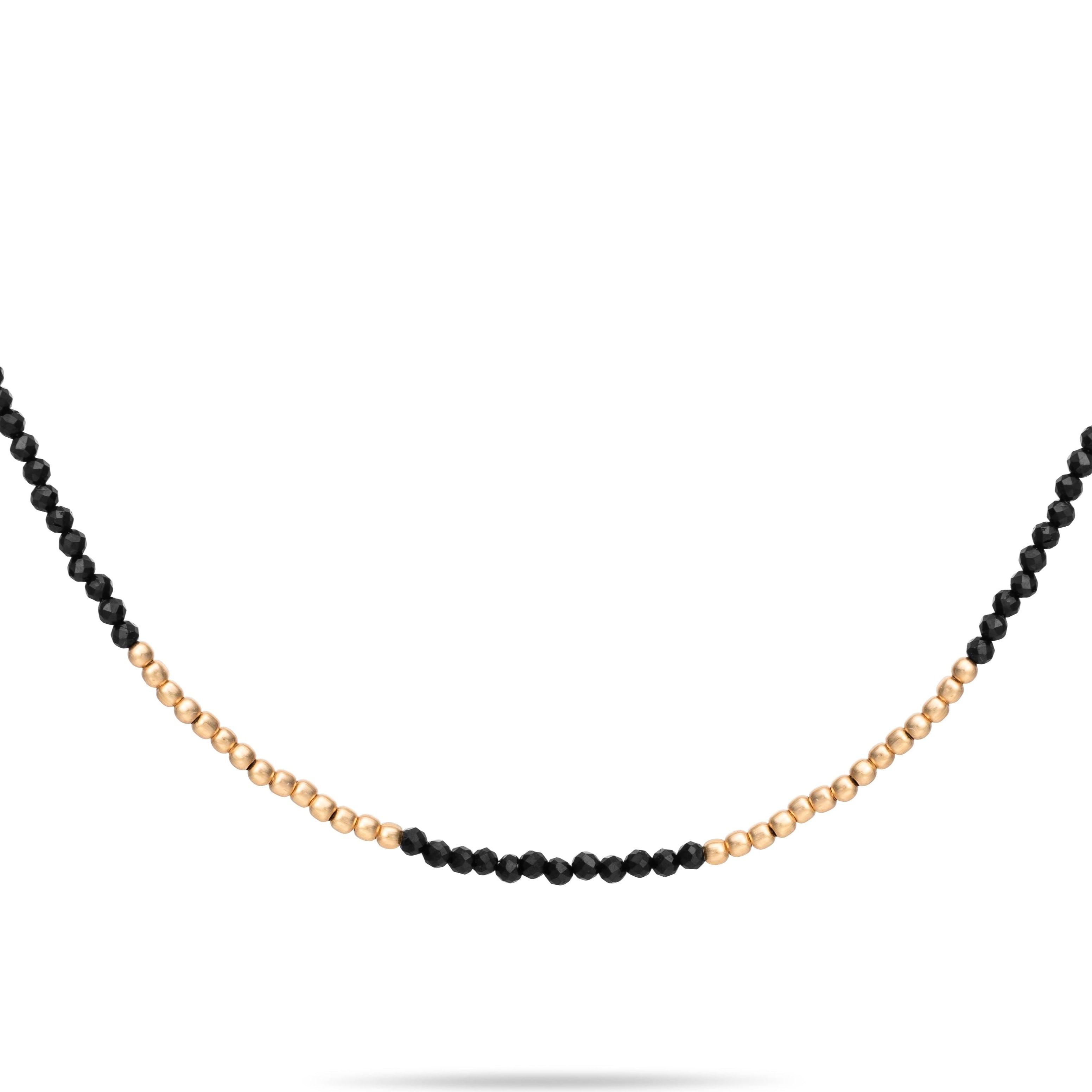 Mini Gold Bead Necklace