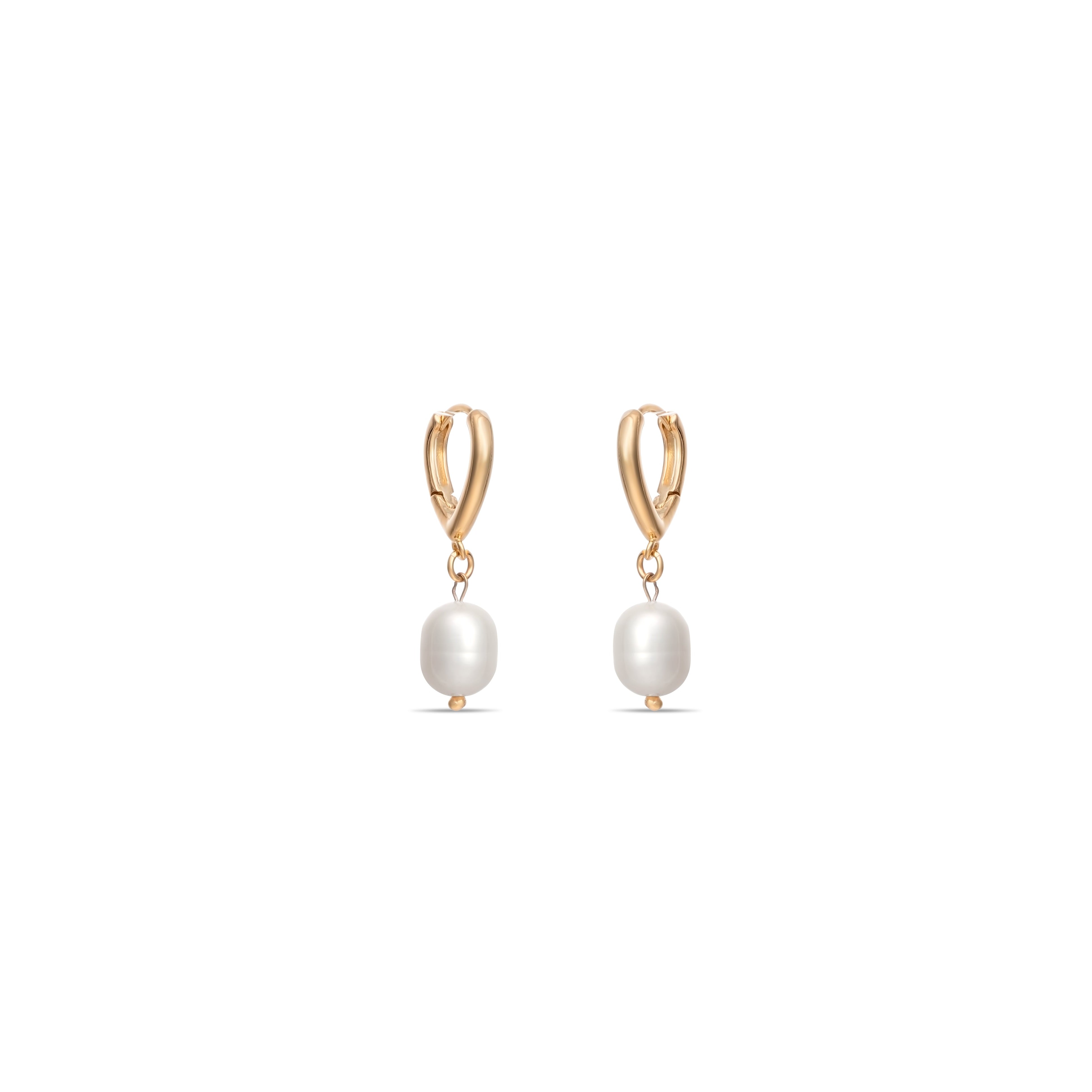Pearl Drop Earrings, Medium