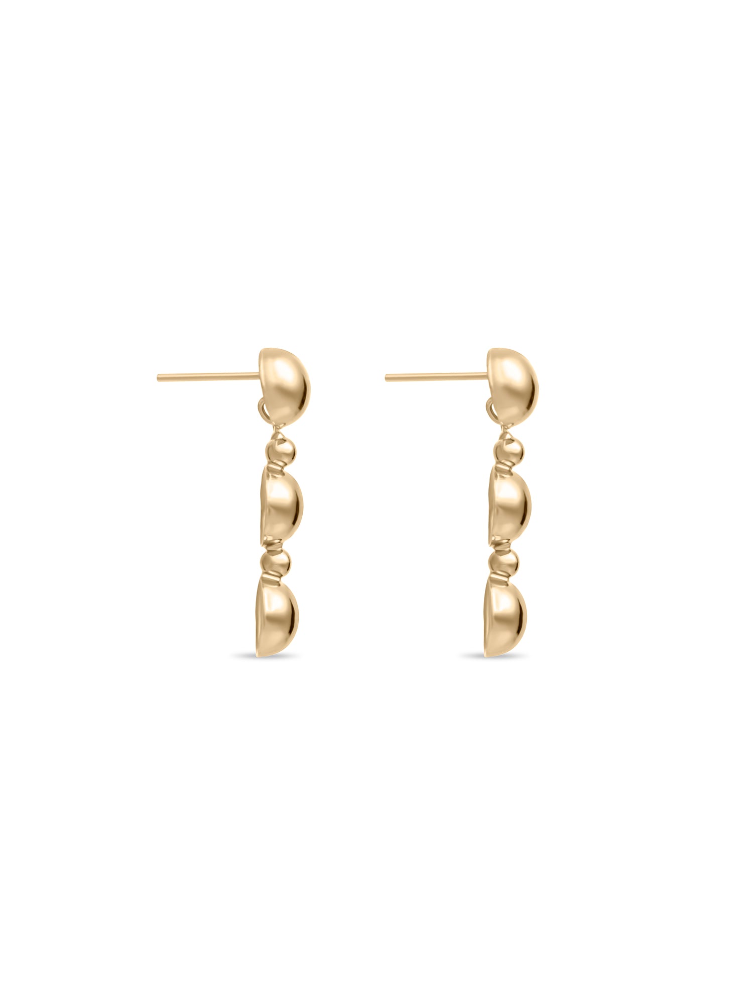 Triple Dot Drop Earrings