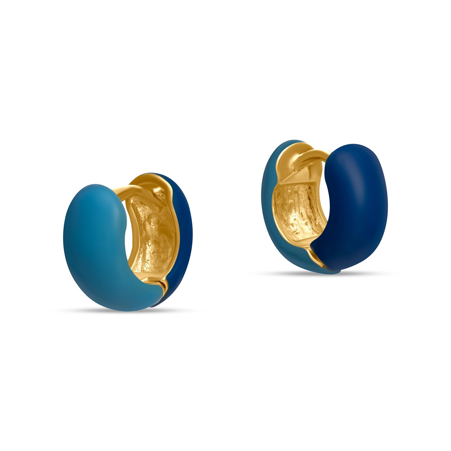 Mini Colorblock Huggies, Two Tone Blue