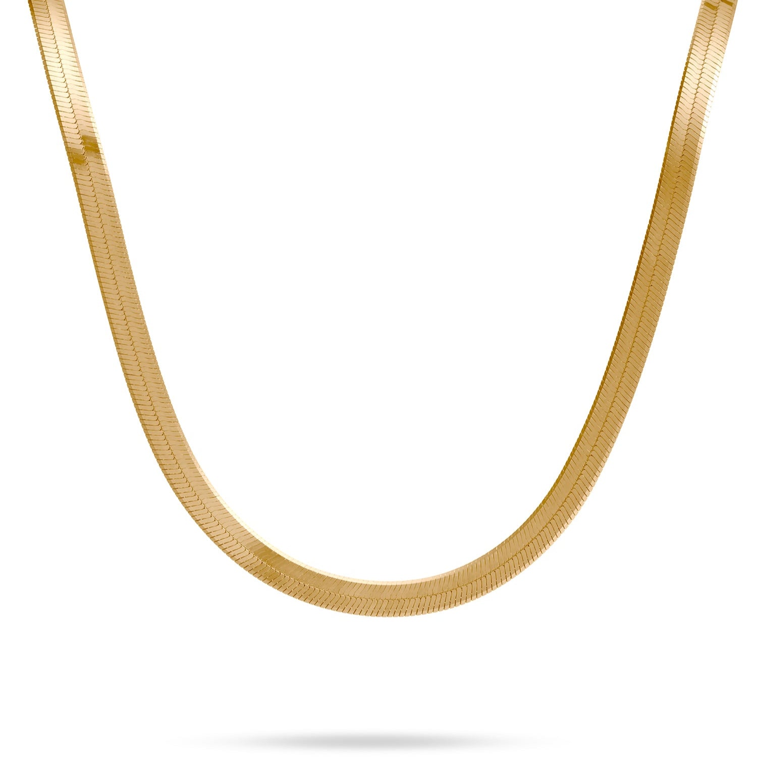 Fine Herringbone Necklace 16"