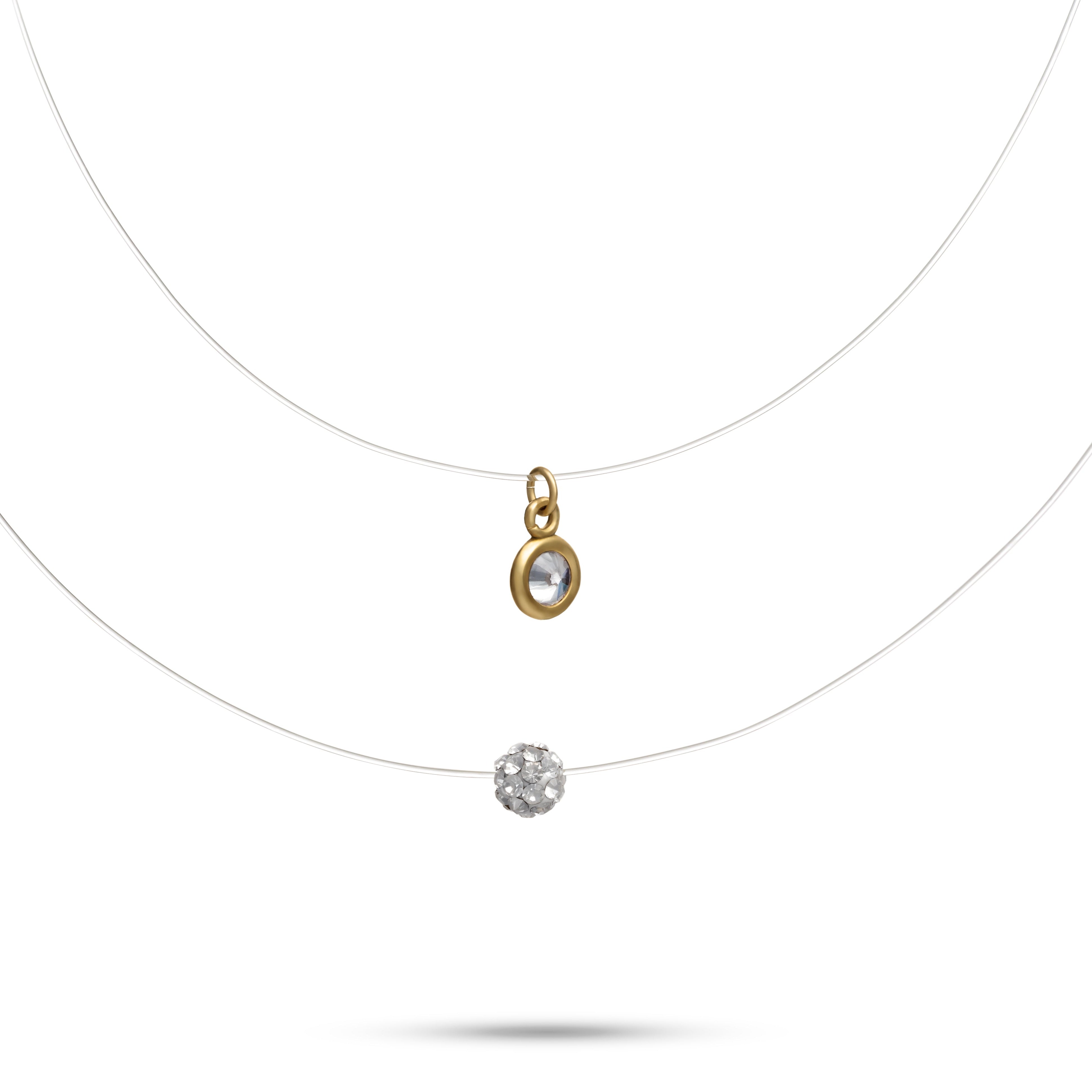 Floating Orb Pendant Necklace