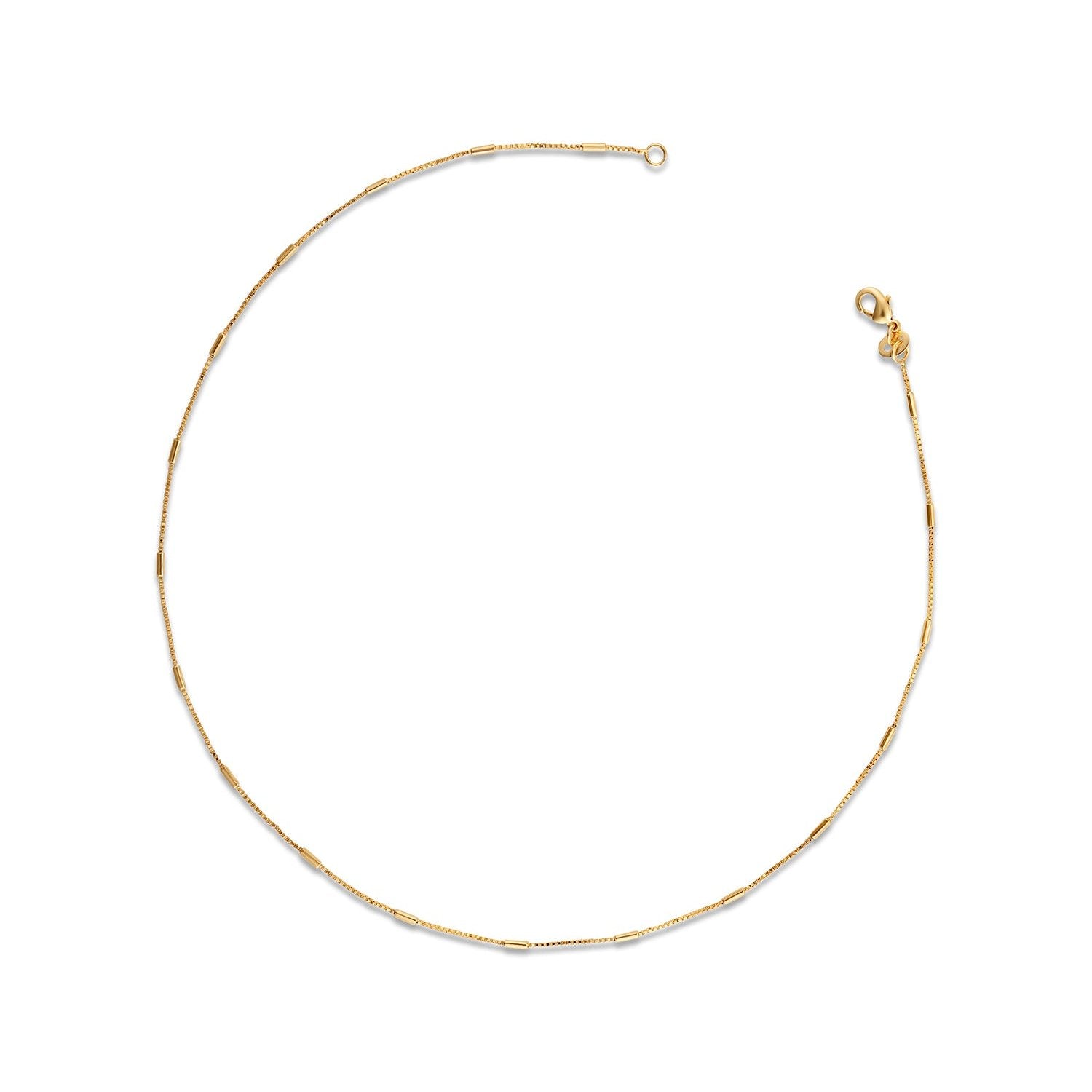 Rectangular Bar Chain Necklace