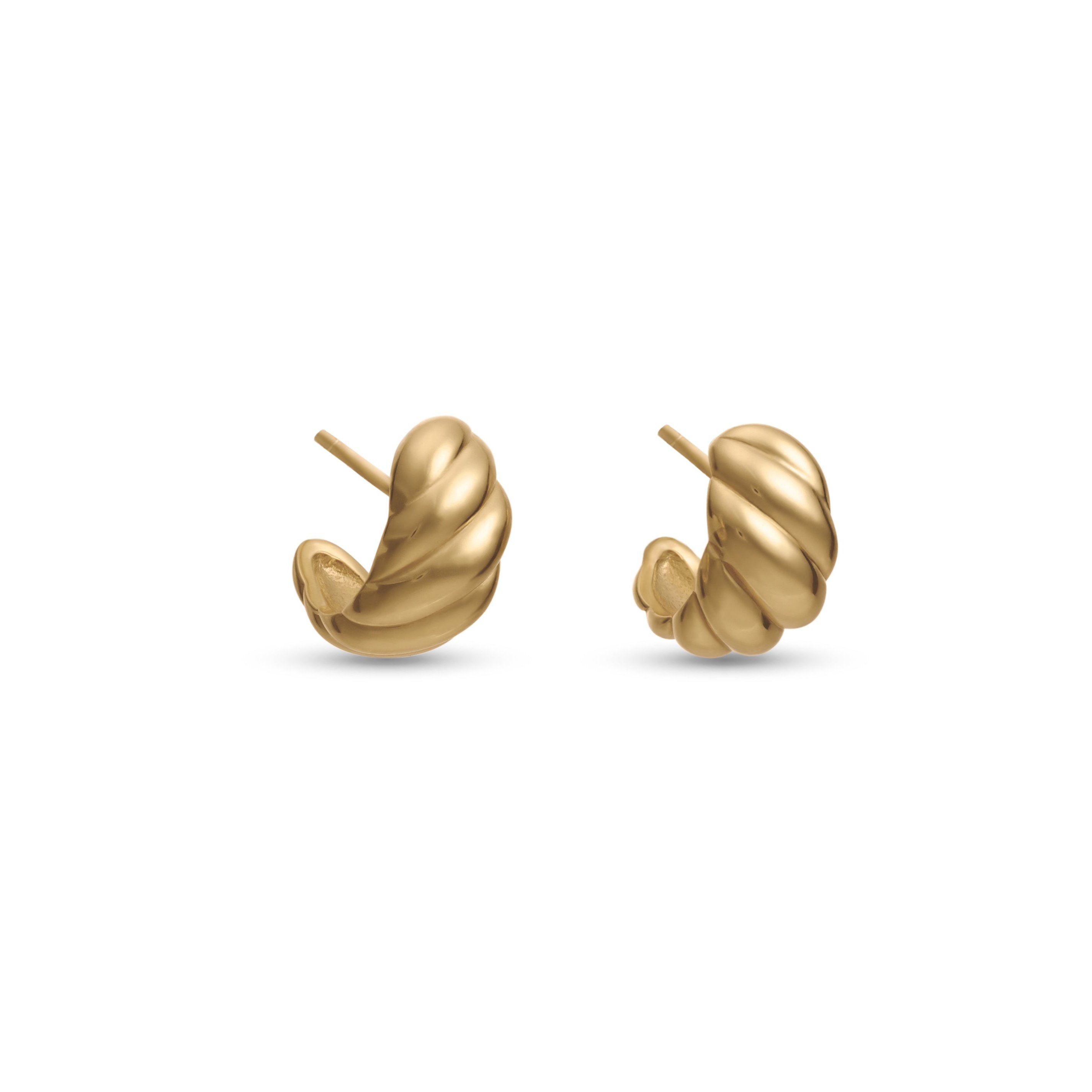 Croisssant Dome Earrings