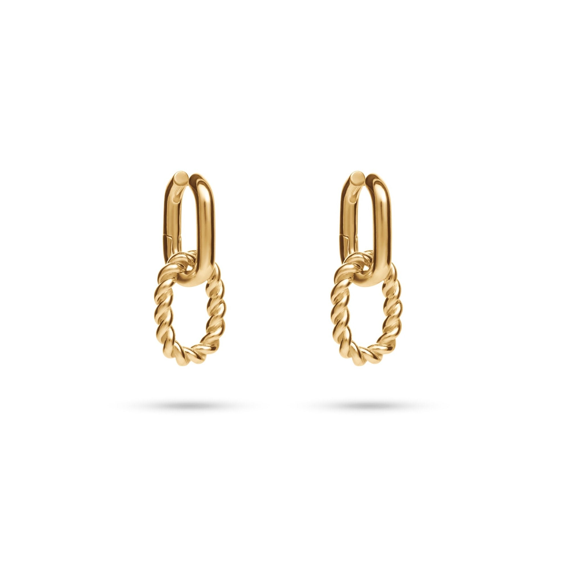Twisted Paper Clip Earrings