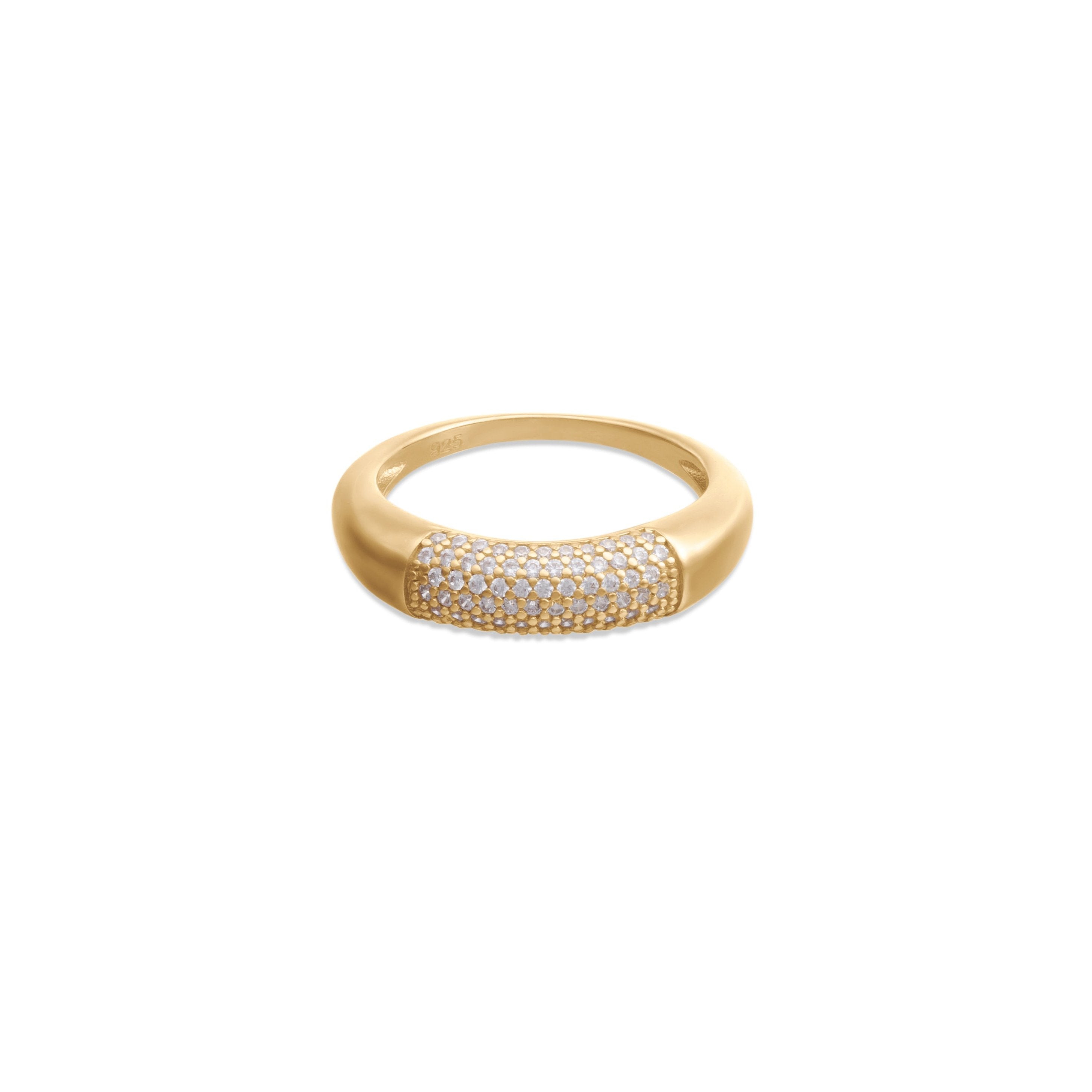 Pave Bar Ring