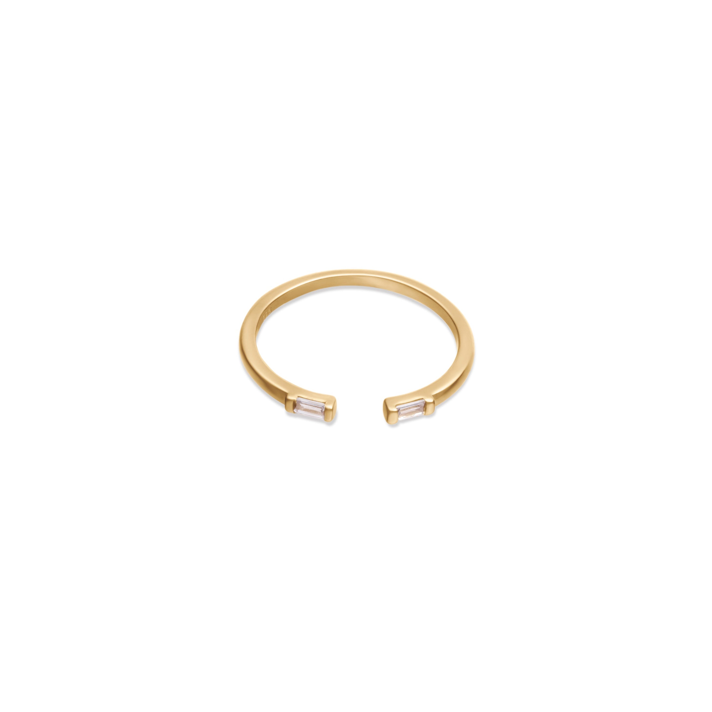 Baguette Open Ring