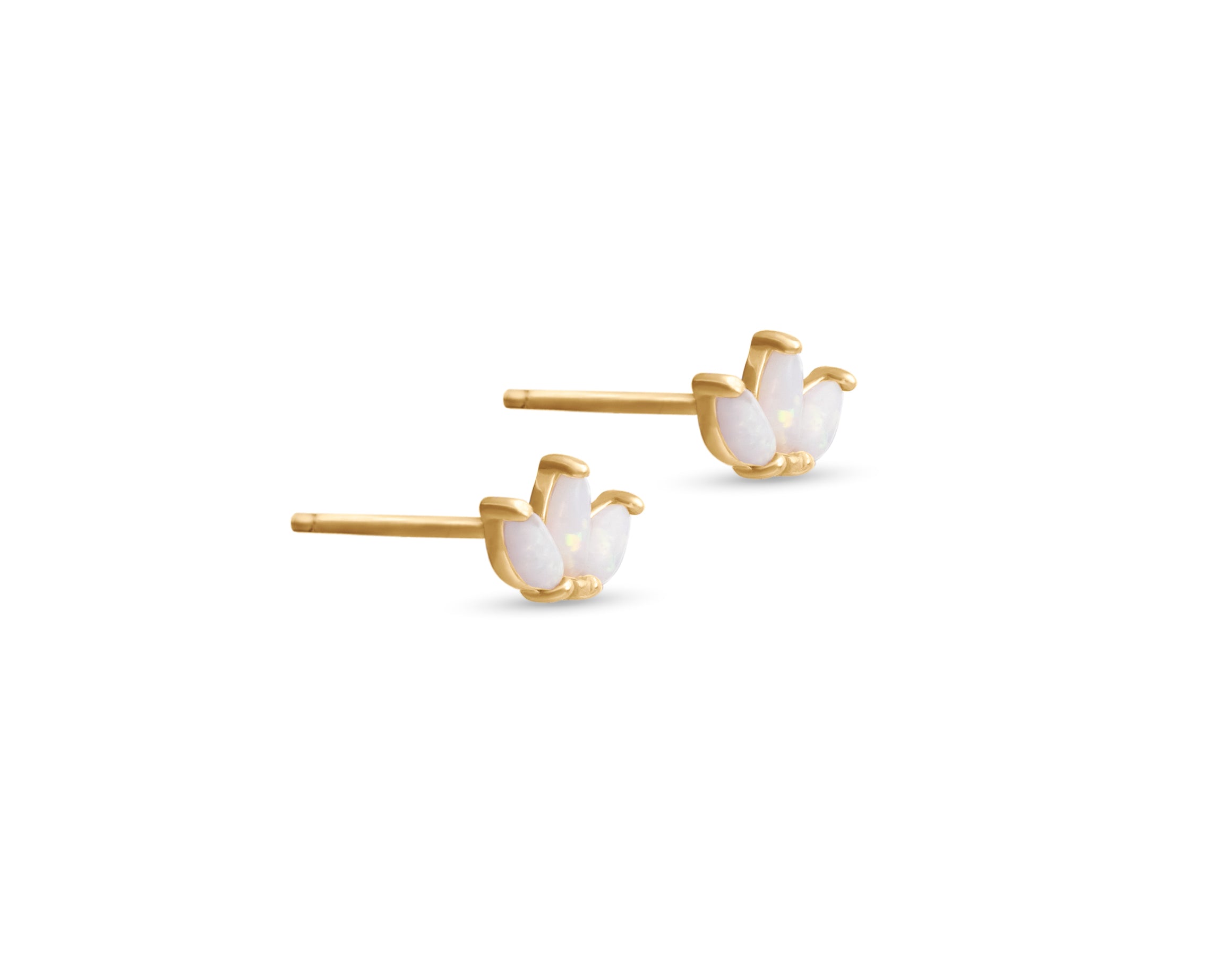 Opal Trio Stud Earrings