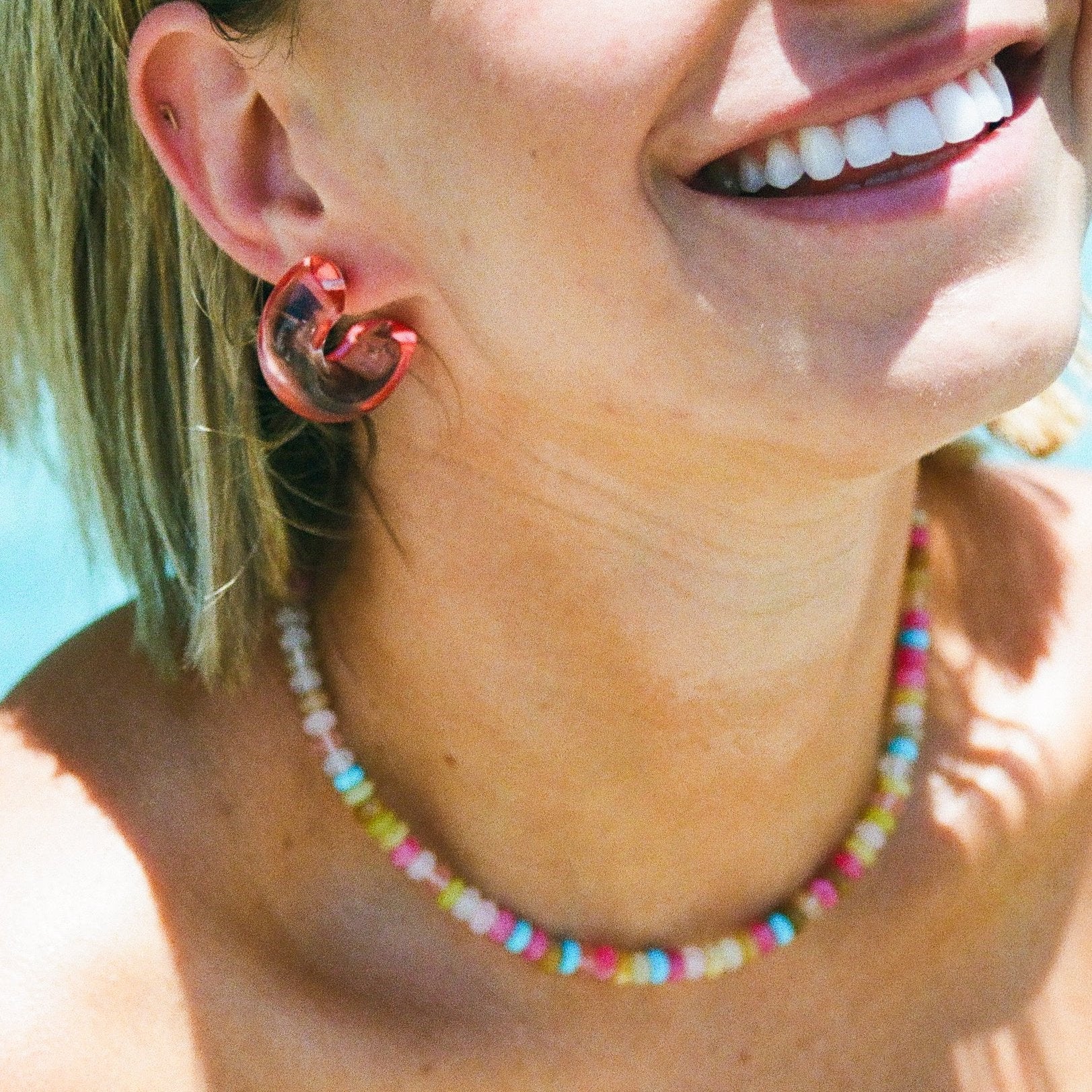 Deia Medium Necklace, Multi