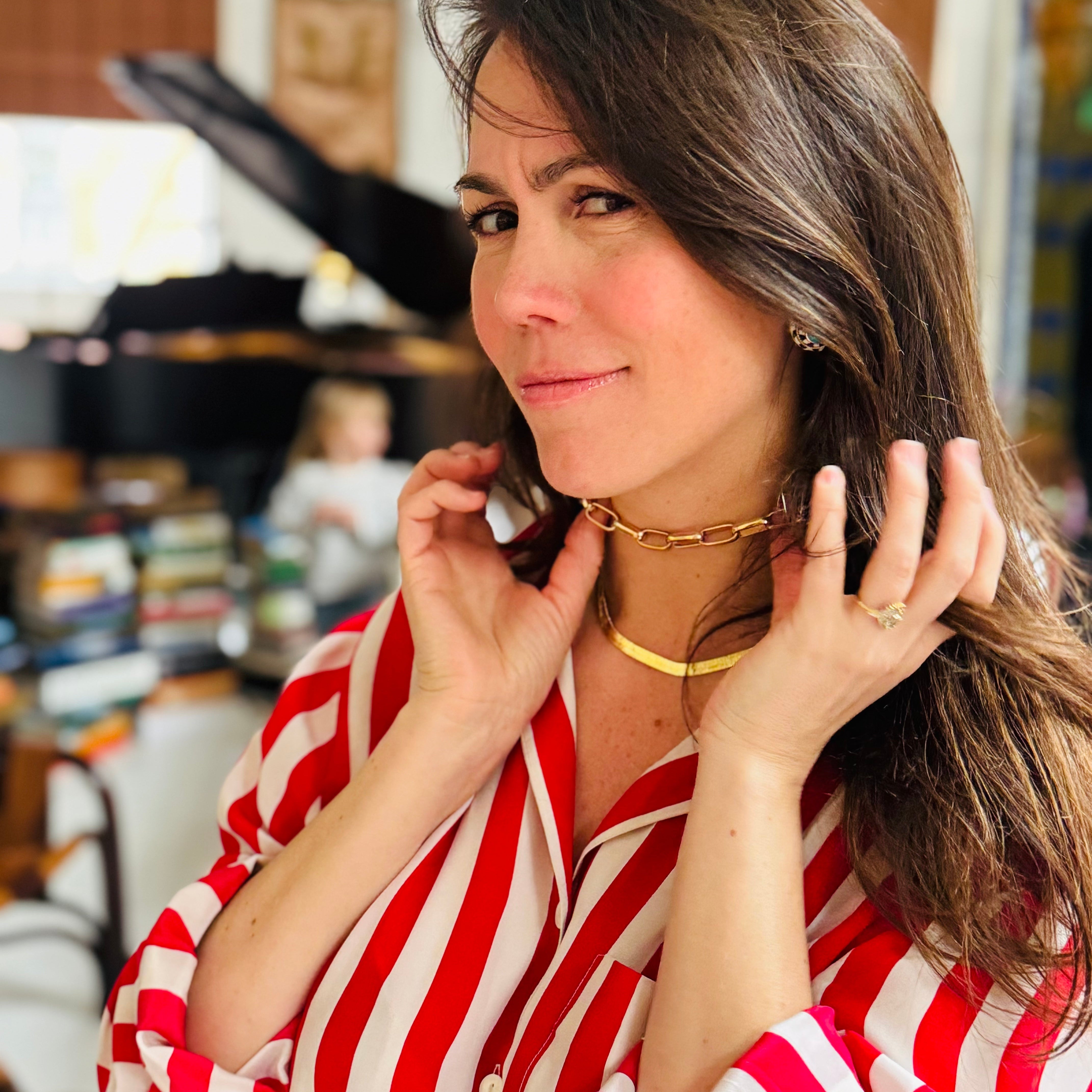 Bold Paper Clip Chain Necklace