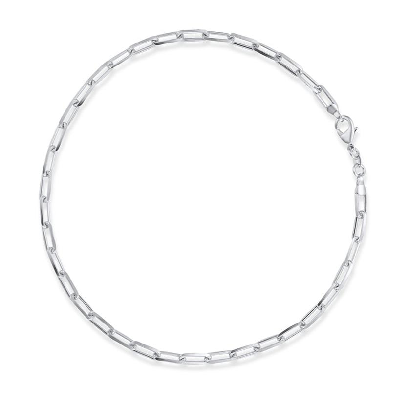Unity 18K White and Yellow Gold Filled 5mm Paperclip Chain - 16' Inch