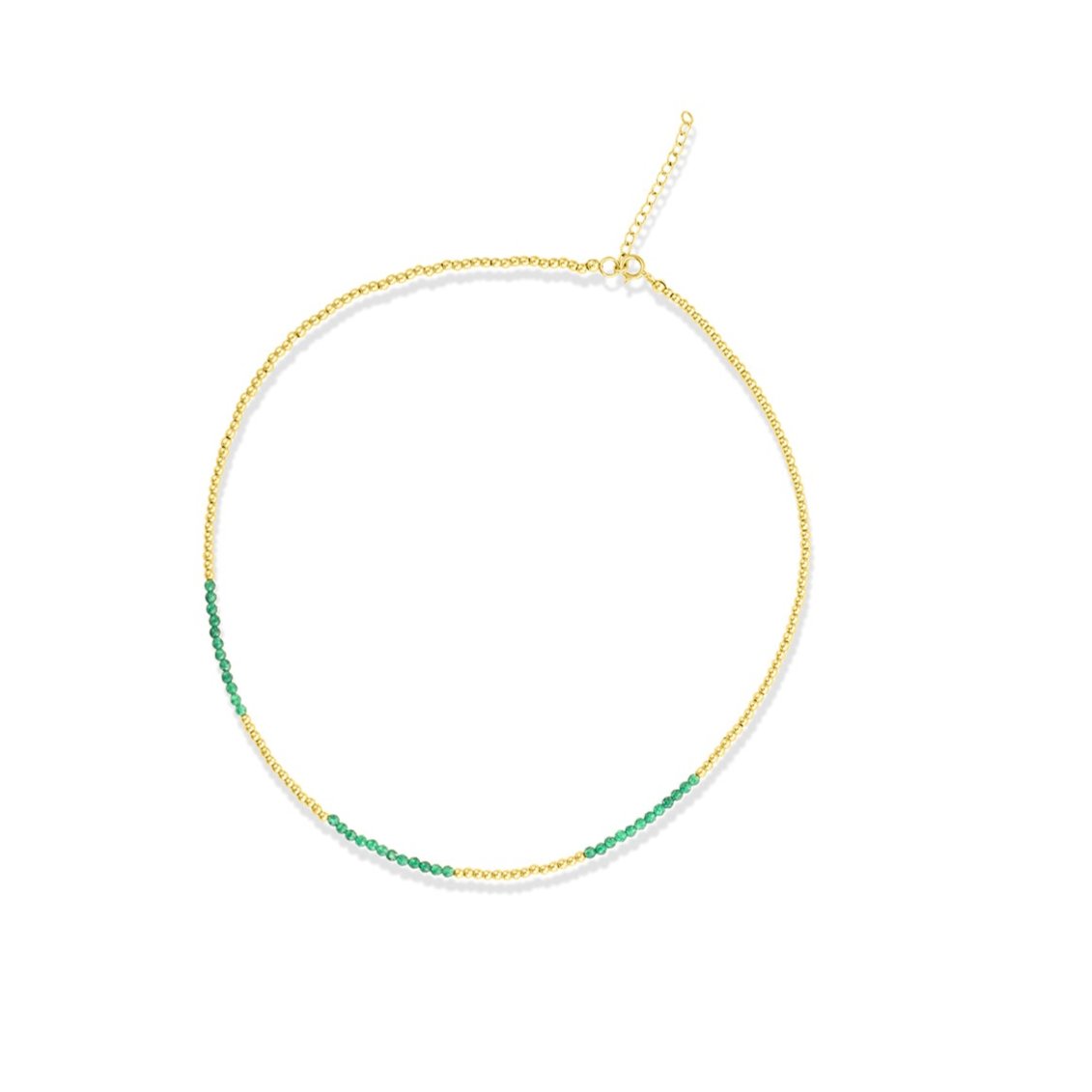 Mini Gold Bead Necklace