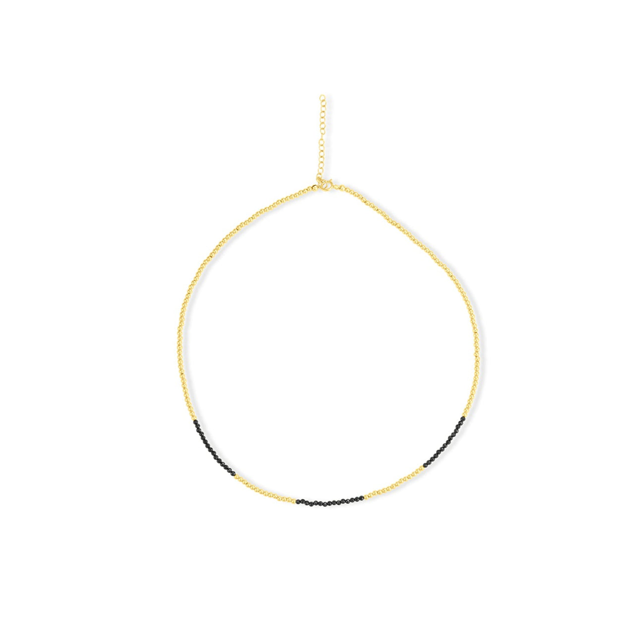 Mini Gold Bead Necklace