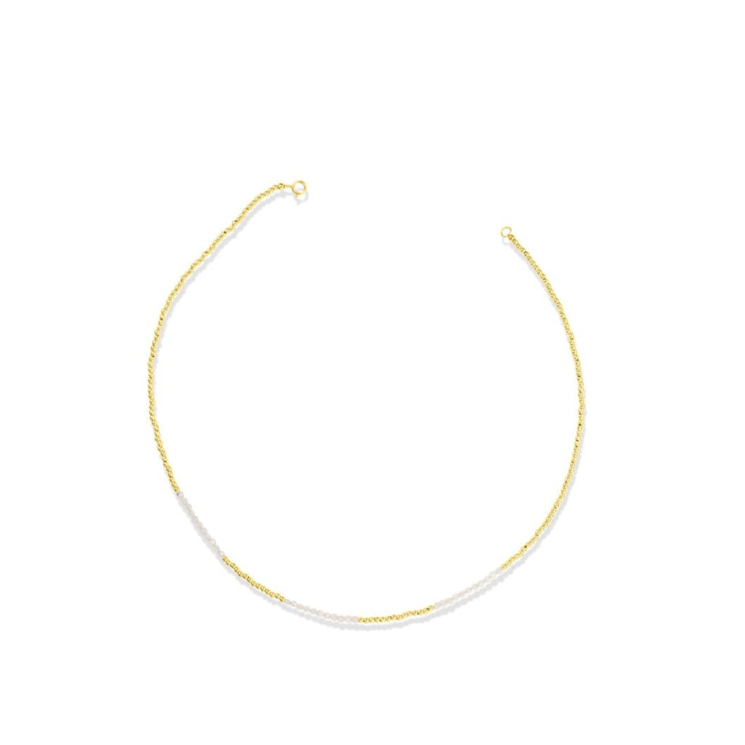 Mini Gold Bead Necklace