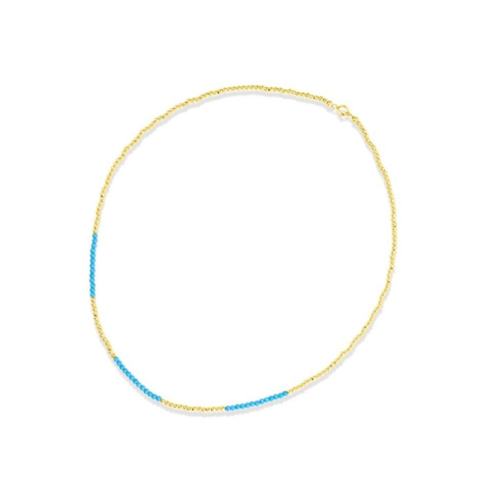 Mini Gold Bead Necklace