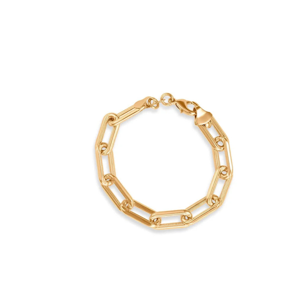 Bold Paper Clip Bracelet