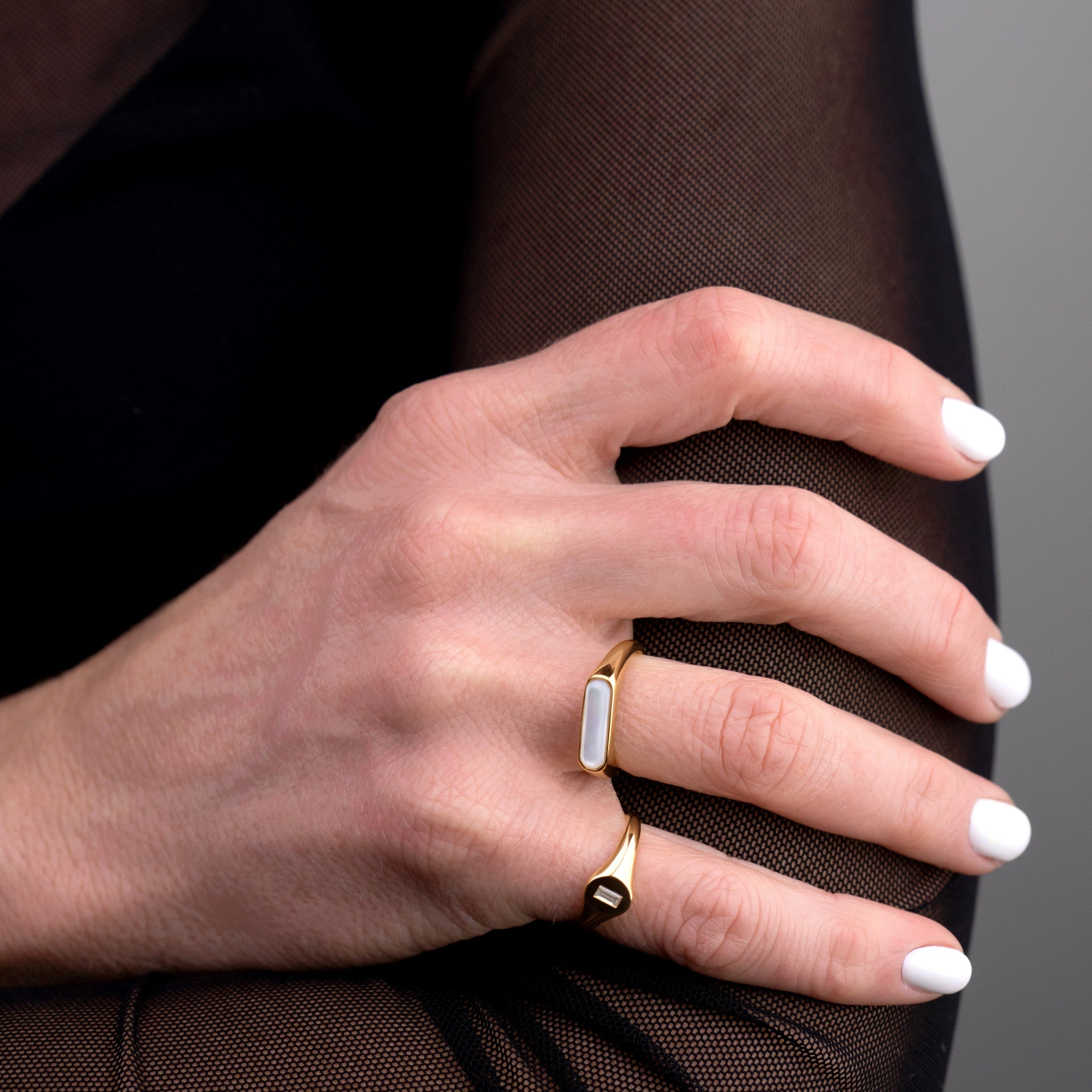 Baguette Signet Ring