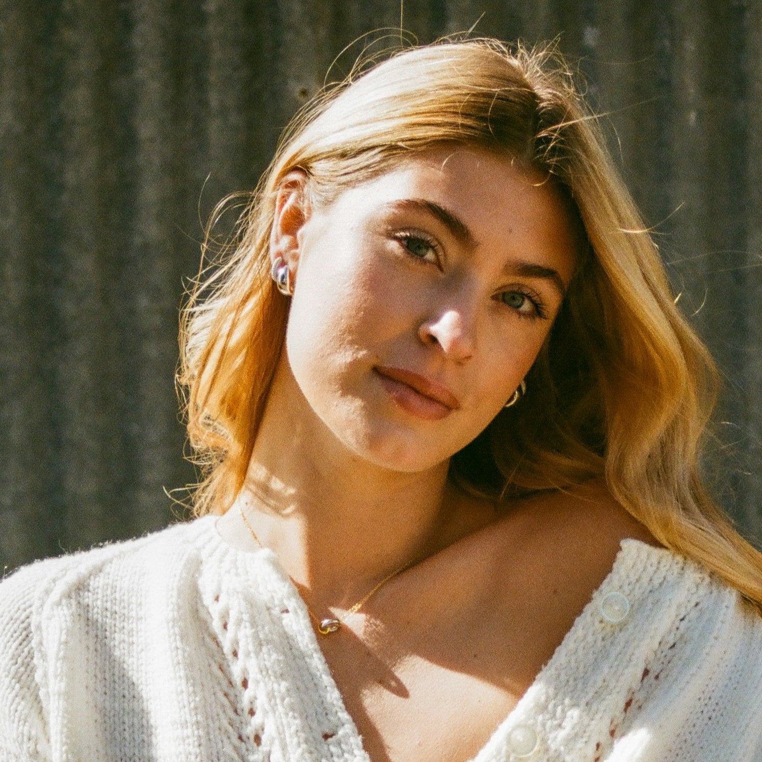 Pave Hoop Earrings