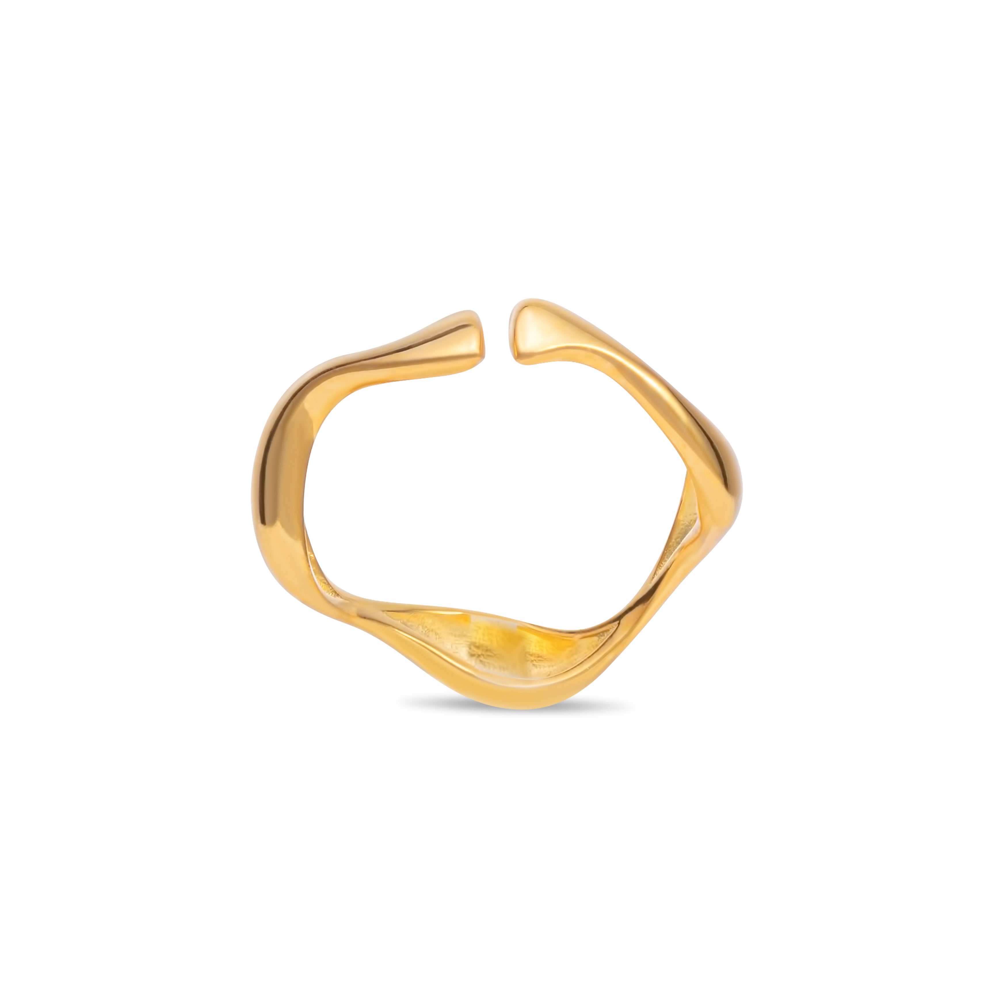 Squiggle Open Ring