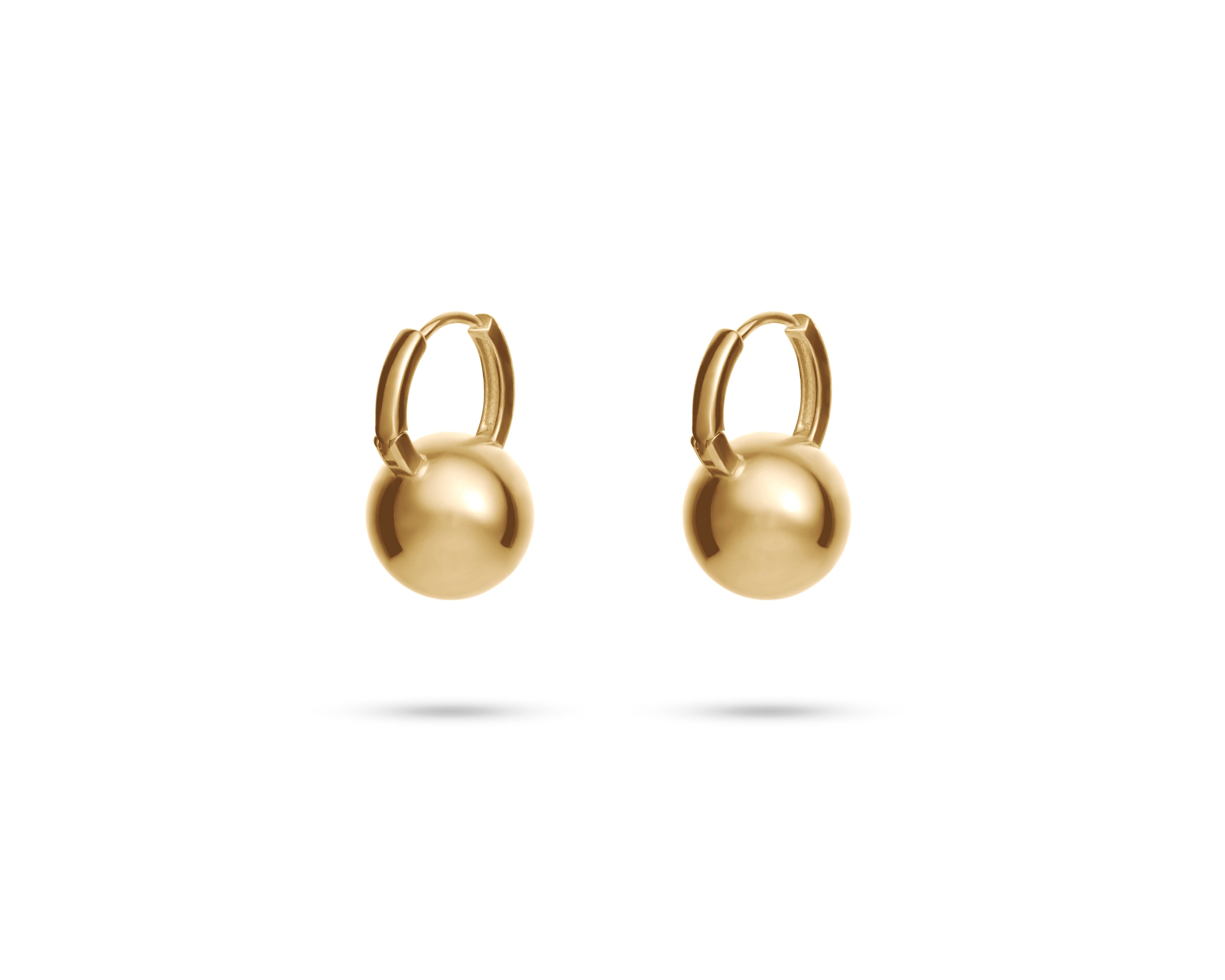 Solo Ball Earring, Yellow Gold