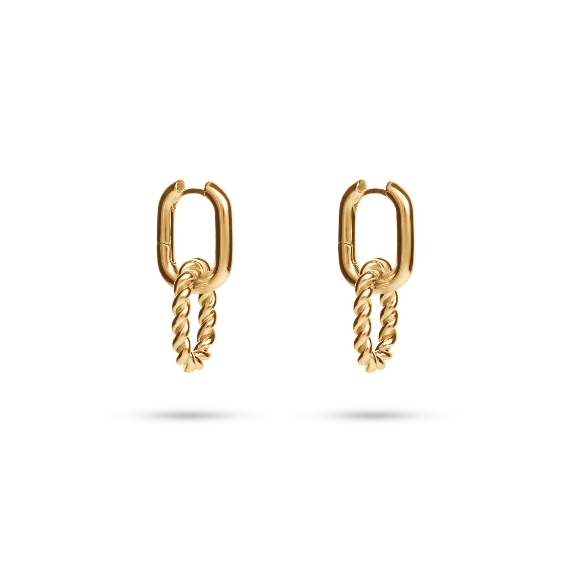 Twisted Paperclip Earrings