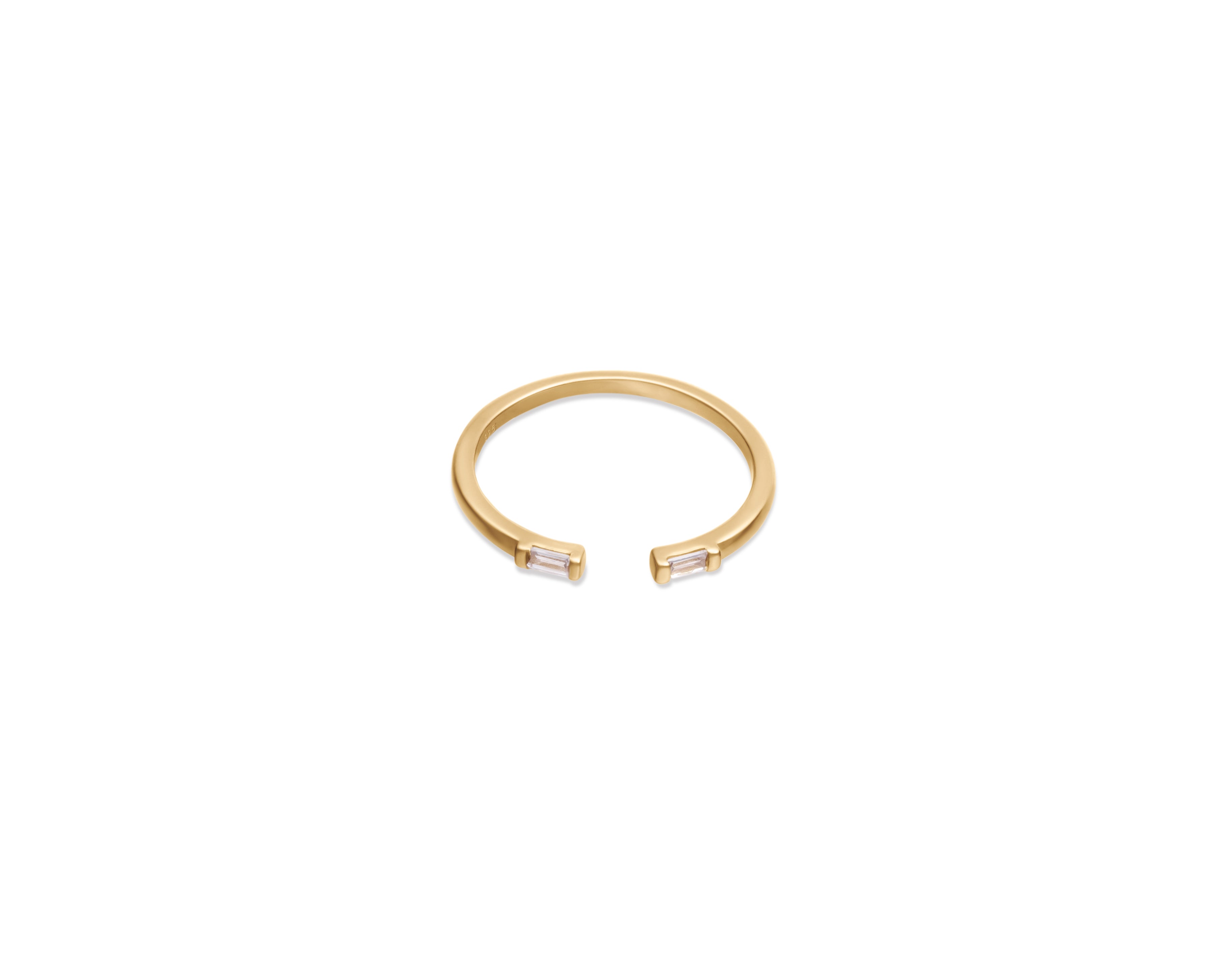 Baguette Open Ring